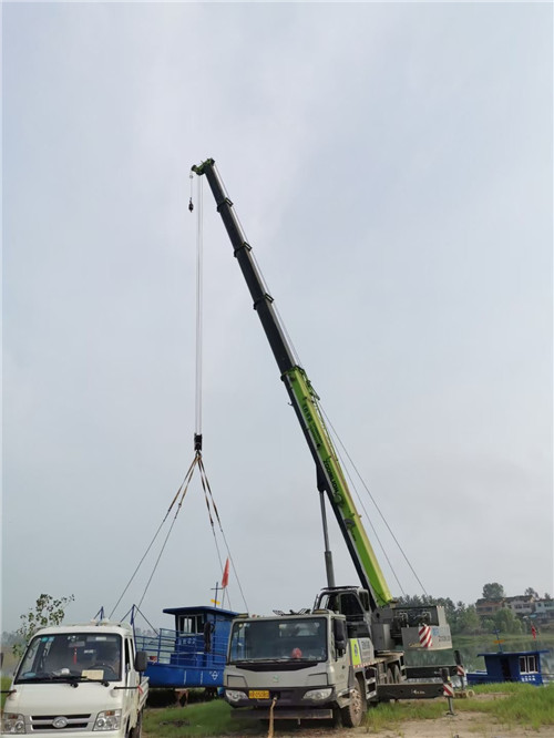 锦江区桥梁建设吊装案例